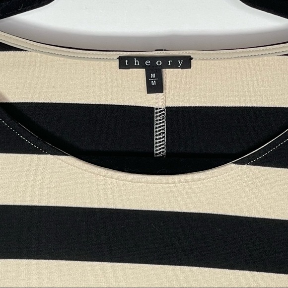 THEORY Striped Onita Dress Size Medium - Picture 15 of 16